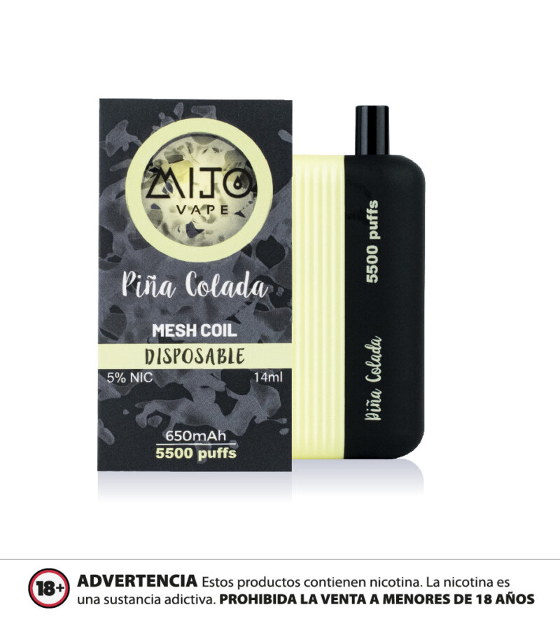 Mijo Vape recargable de 5500 puff Piña Colada