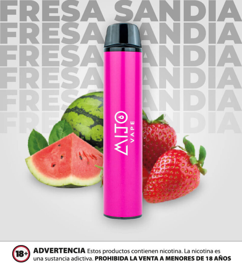 mijo vape 3000 puff fresa sandia