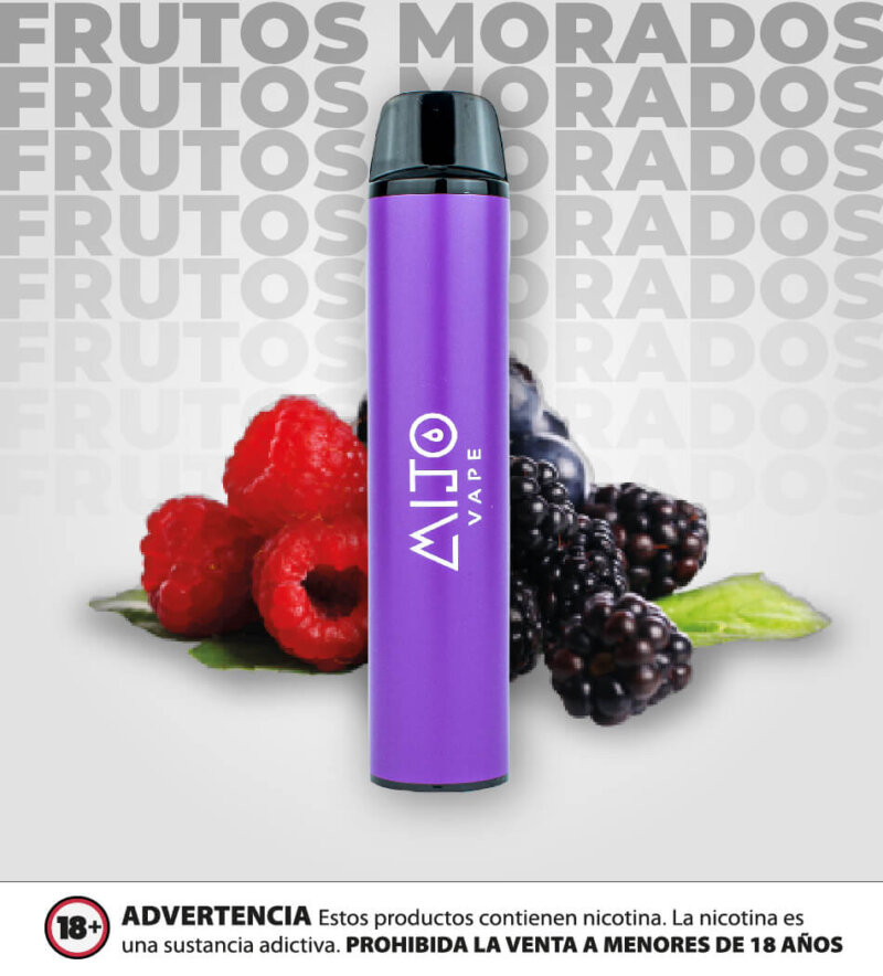 mijo vape 3000 puff frutos morados
