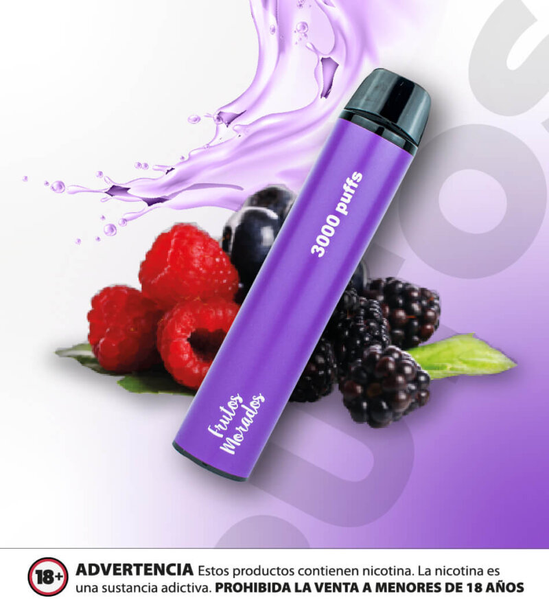 mijo vape 3000 puff frutos morados