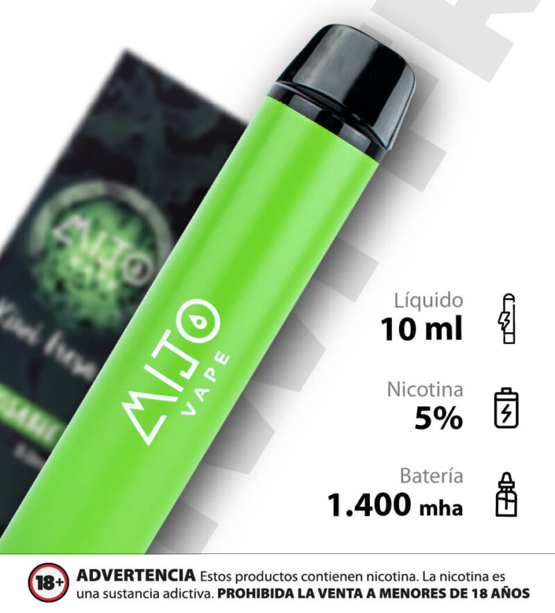 mijo vape 3000 puff kiwi fresa