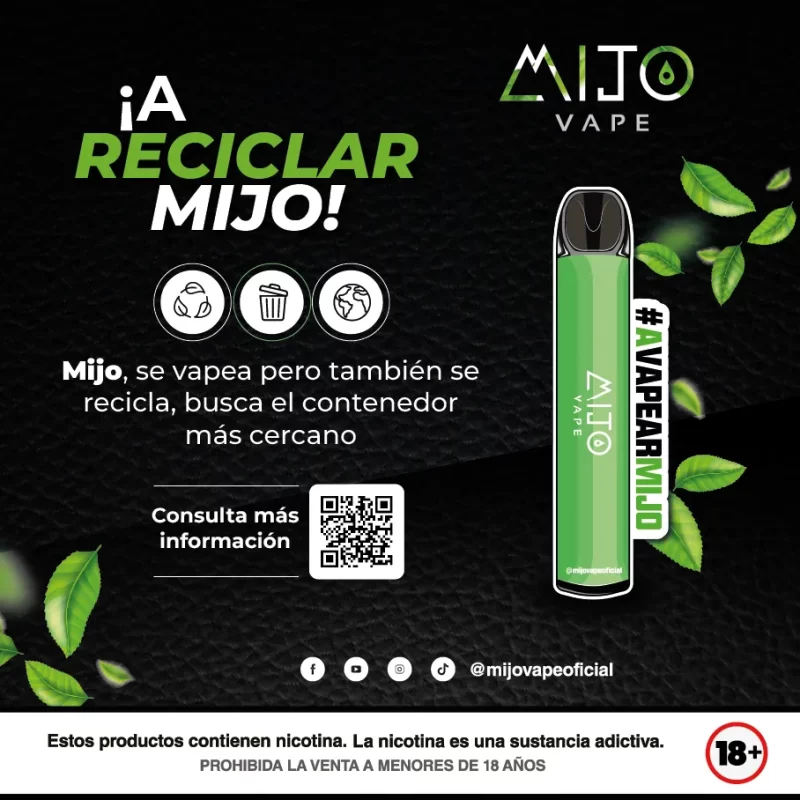 Mijo vape Reciclable