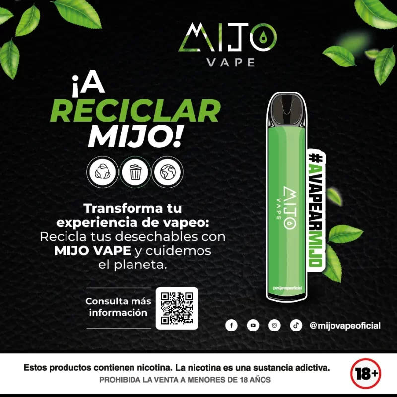Mijo vape Reciclable